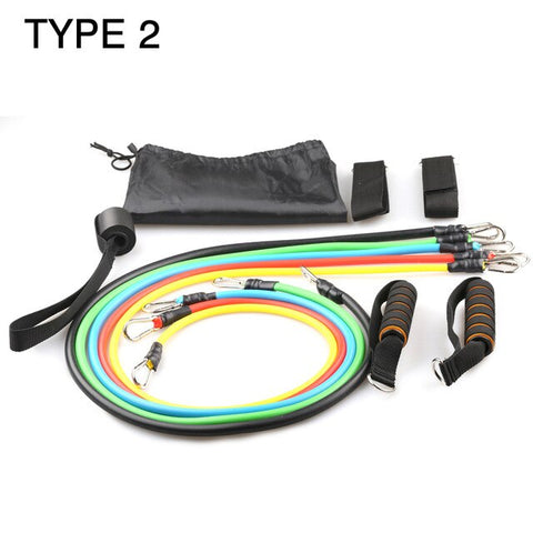 11-piece Set Multi-purpose Resistance Band